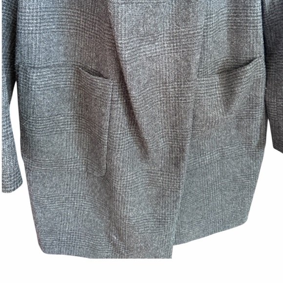 J.Crew Gray Single Breasted 100% Wool Fully Lined Peacoat Jacket Size 4 - Picture 4 of 7